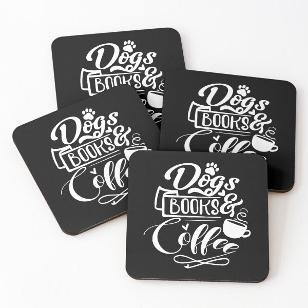 Item preview, dogs books and coffee designed and sold by PRB1989.