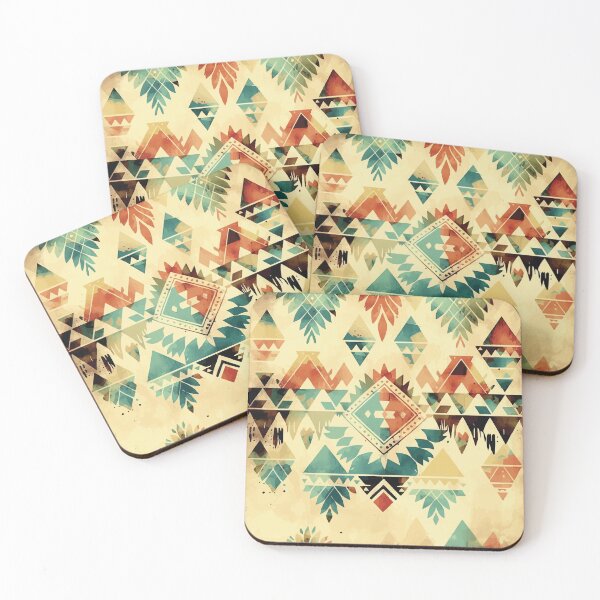Item preview, A Delicate Aztec Geometric Southwestern Design - Boho Chic Patterns designed and sold by GVRDesign.