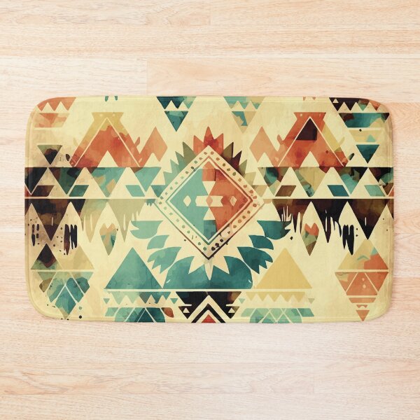 Item preview, A Delicate Aztec Geometric Southwestern Design - Boho Chic Patterns designed and sold by GVRDesign.