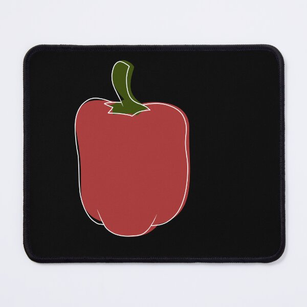Item preview, Minimalist red bell pepper designed and sold by anycolorart.