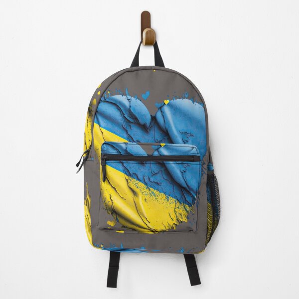 Item preview, Heart on Ukraine flag colors blue and yellow designed and sold by TetianaArt.