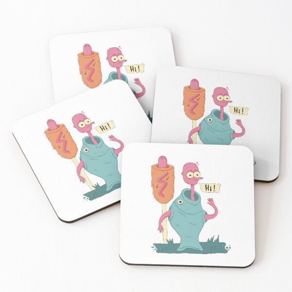 Item preview, Corn dog and strange man dressed in bungeoppang designed and sold by Annaillustrator.