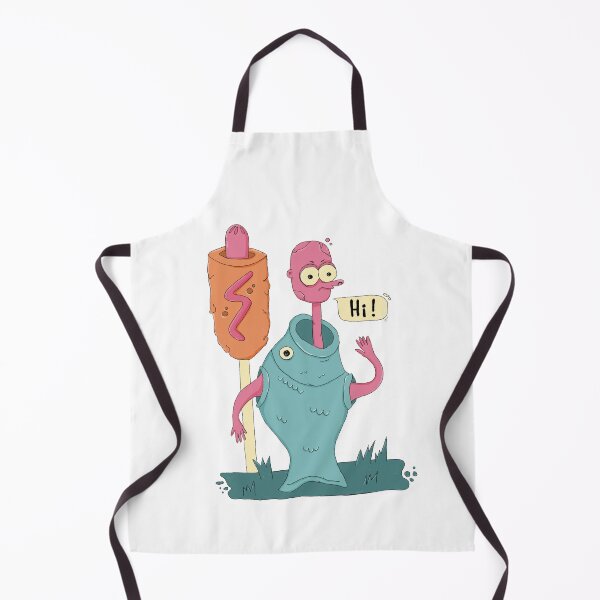 Item preview, Corn dog and strange man dressed in bungeoppang designed and sold by Annaillustrator.