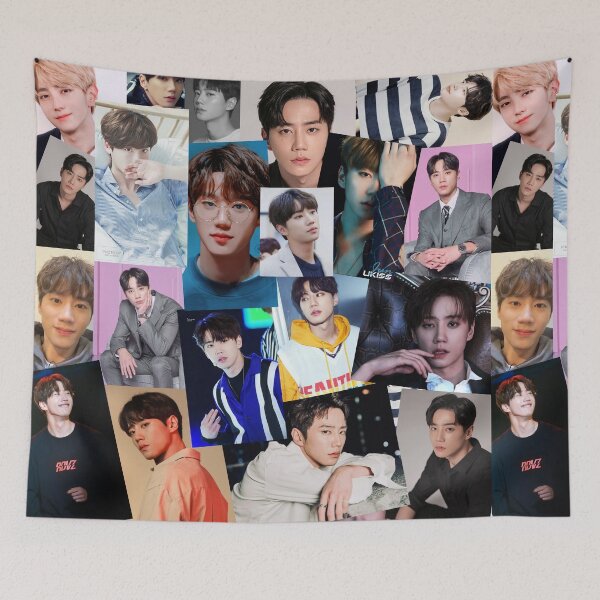 Item preview, Lee Jun Young - South Korean Singer Assorted Photo Collage designed and sold by CollageHeaven.