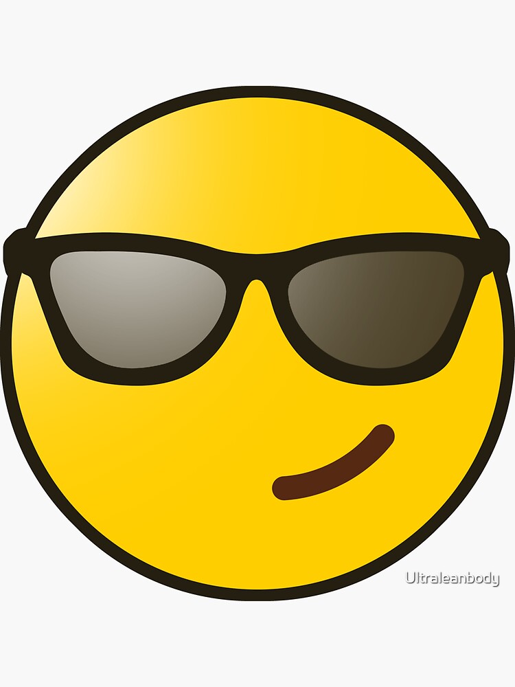 Emoji de las gafas de sol hot sale