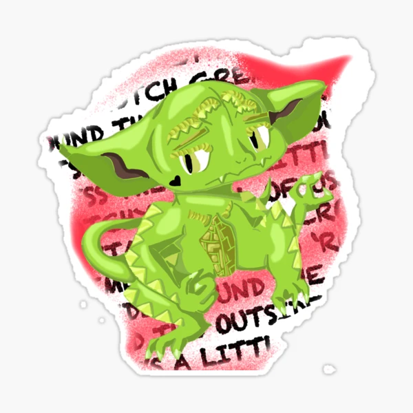 crotch gremlin (no lines) Throw Pillow for Sale by KajalFox