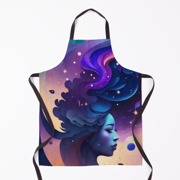 Aperçu de l'œuvre Tourbillons cosmiques - Illustration de l'espace abstrait dynamique créée et vendue par YassCreative.