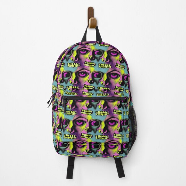 Item preview, Infinite Vibrant Nightmare Face Pattern designed and sold by Michael Bastianelli.