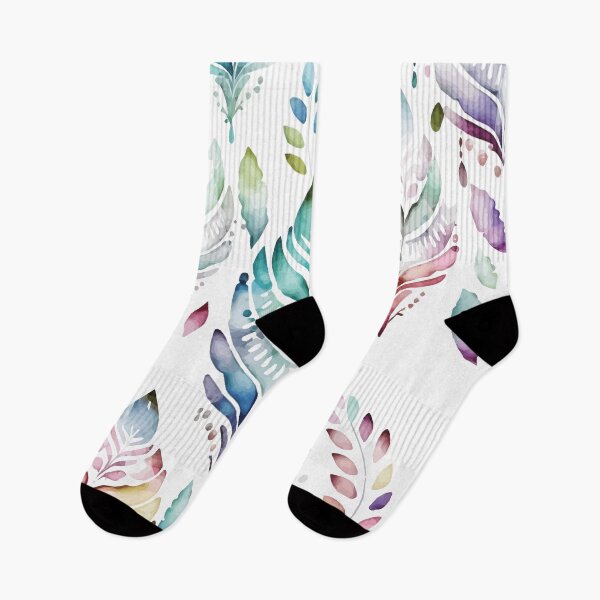 Item preview, A Delicate Feather Pastel Watercolor Print - Boho Chic Patterns designed and sold by GVRDesign.