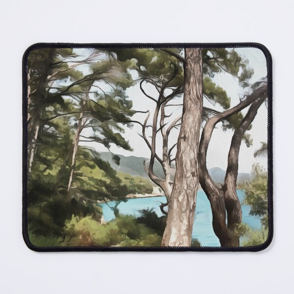 Item preview, Pinus pinea Pine Tree Forest Painting designed and sold by taiche.