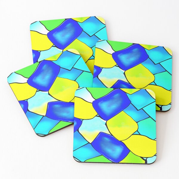Item preview, Abstract Watercolor Sea Glass designed and sold by calibrit.
