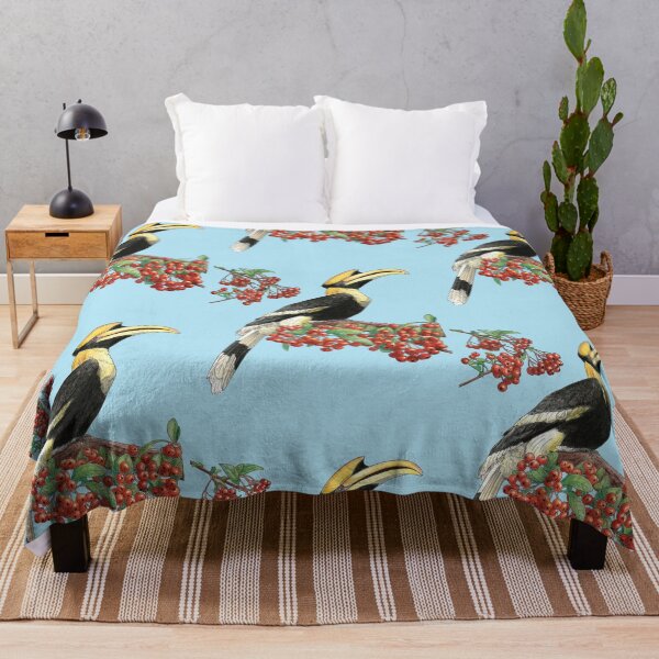 Item preview, Great Indian Hornbill and Firethorn designed and sold by YuNikDraw.