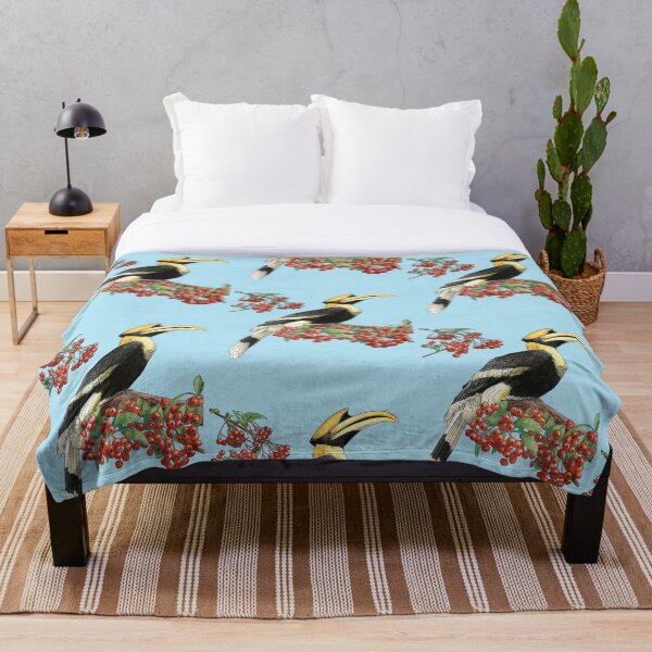Item preview, Great Indian Hornbill and Firethorn designed and sold by YuNikDraw.