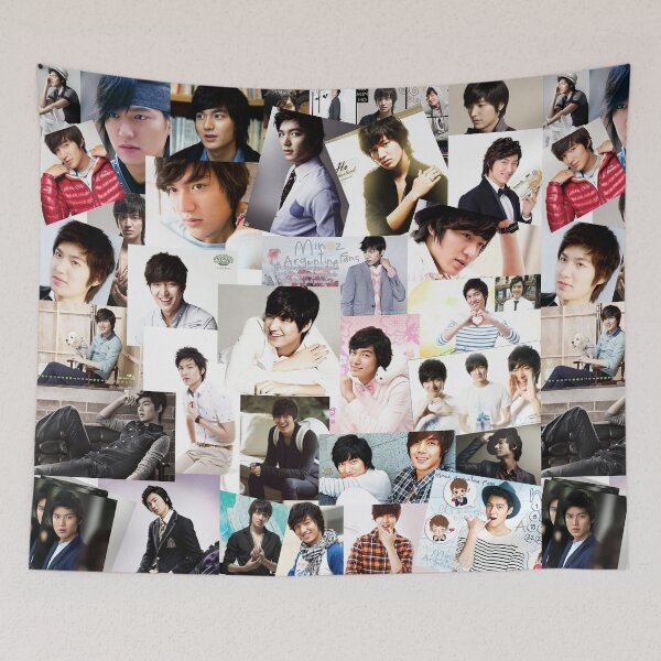 Item preview, Lee Min Ho South Korean Actor Super Collage designed and sold by CollageHeaven.