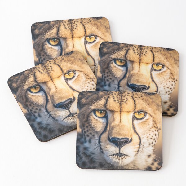 Item preview, Fierce and Majestic: Close-up Portrait of African Cheetah designed and sold by francodelgrando.