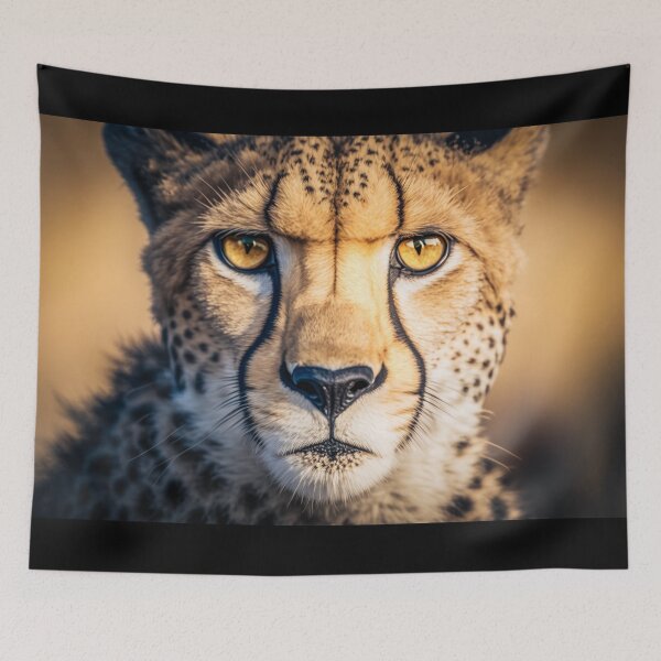 Item preview, Fierce and Majestic: Close-up Portrait of African Cheetah designed and sold by francodelgrando.
