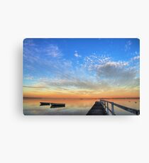 Dusk on Tuggerah Lake Canvas Print