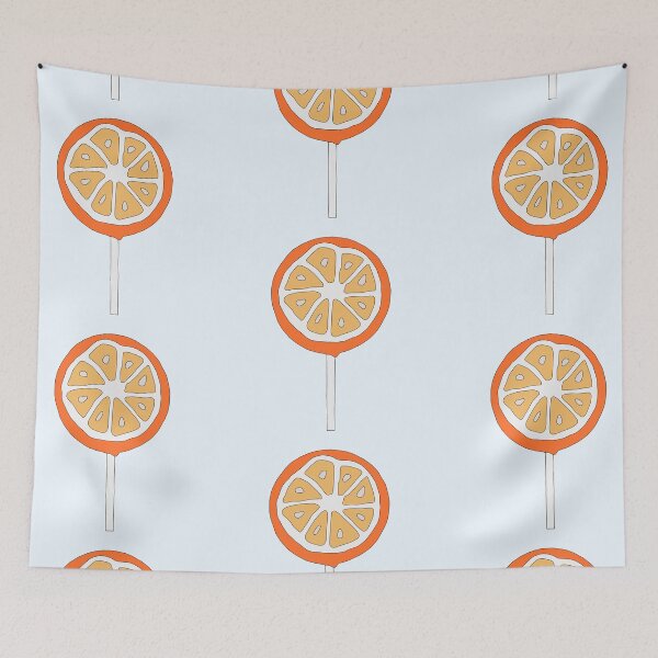 Item preview, Orange Lolipop Candy designed and sold by Eathusiast.