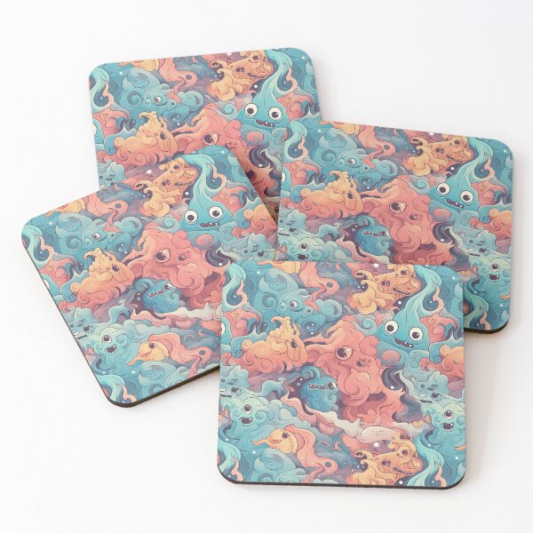 Item preview, Cute Cartoon Swirling Smoke Creatures - Ethereal Beings in a Mesmerizing Realm designed and sold by arbaxas.