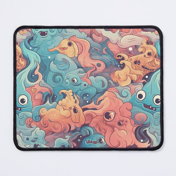 Item preview, Cute Cartoon Swirling Smoke Creatures - Ethereal Beings in a Mesmerizing Realm designed and sold by arbaxas.
