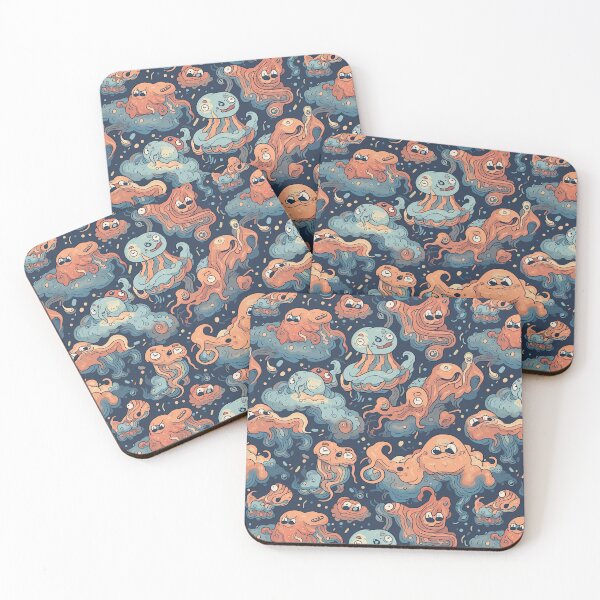 Item preview, Enchanting Swirling Smoke Realm - Cute Cartoon Ethereal Beings designed and sold by arbaxas.