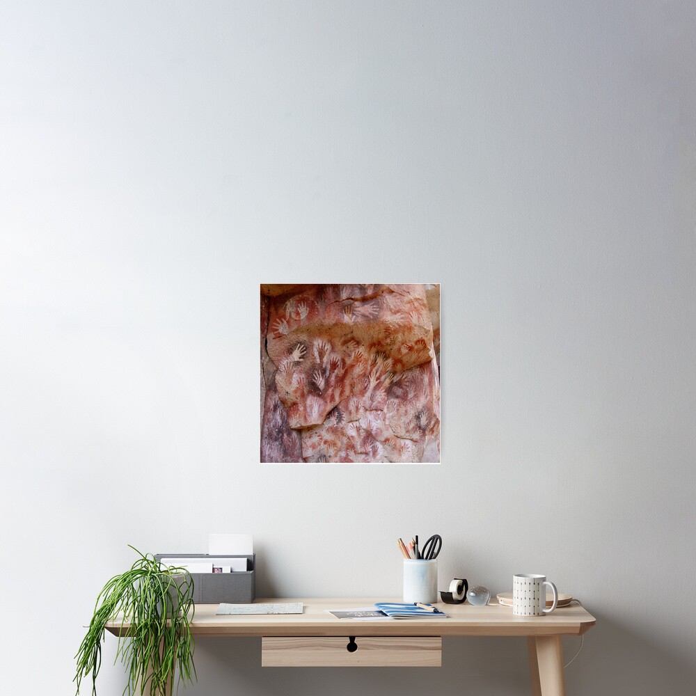 #Cave #painting, #parietal #art, paleolithic cave paintings Poster