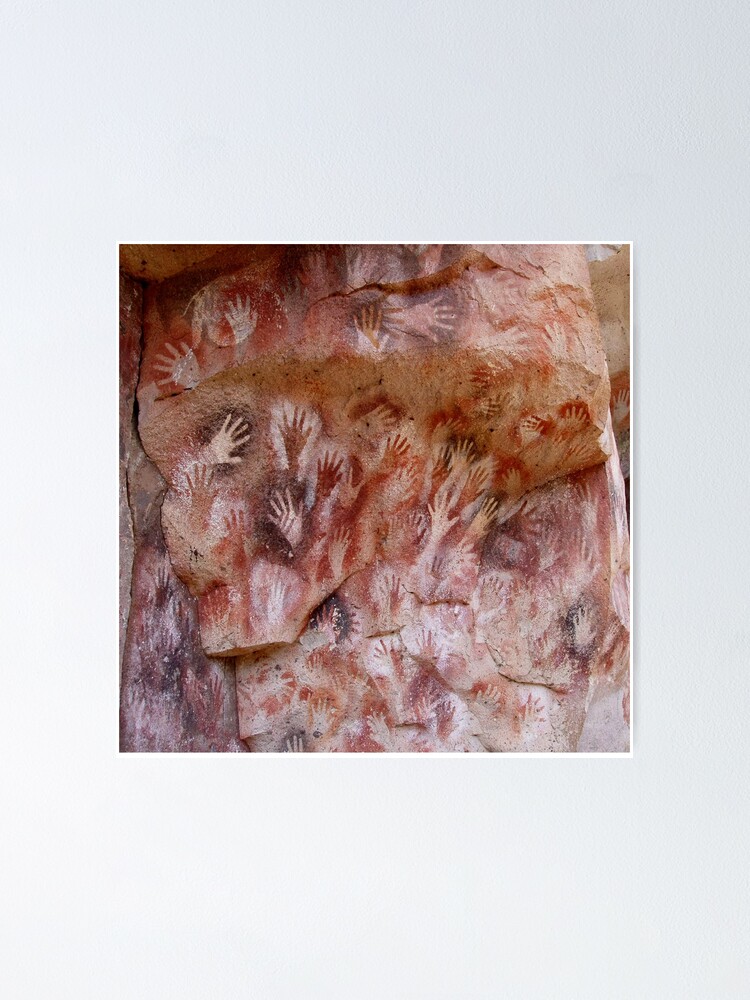Alternate view of #Cave #painting, #parietal #art, paleolithic cave paintings Poster