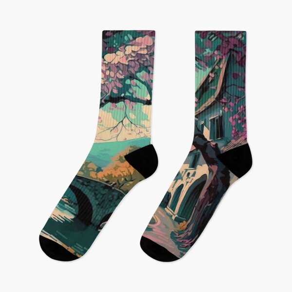 Item preview, Serene Mountain Vista designed and sold by SoloSeal.