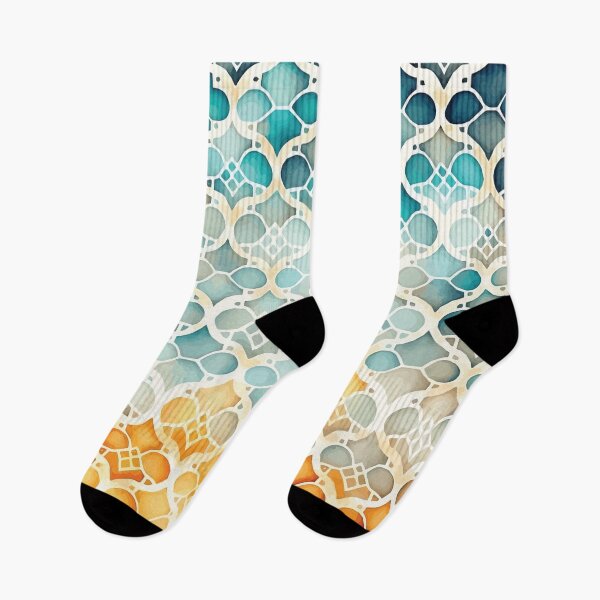 Item preview, A Yellow and Blue Delicate Peaceful Pattern - Boho Chic Patterns designed and sold by GVRDesign.