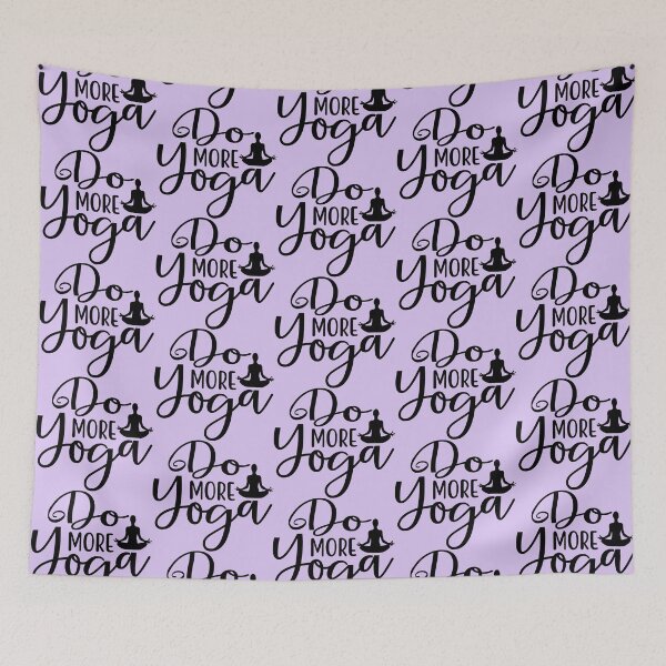 Item preview, Yoga Saying Do More Yoga Motivational Quote designed and sold by SoccaTamam.