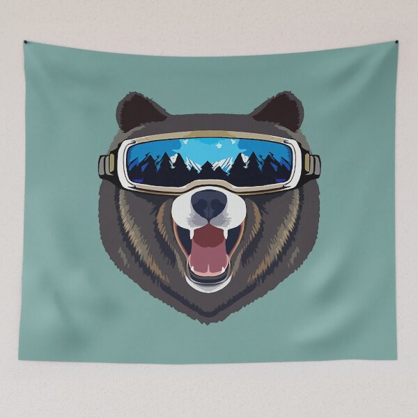 Item preview, Bear cool Skiing Goggles  designed and sold by utdilei525.