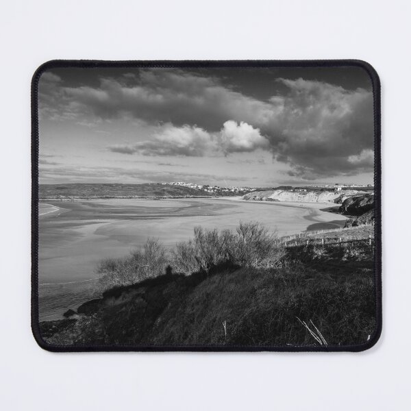 Item preview, Crantock mono seascape designed and sold by hawkie.
