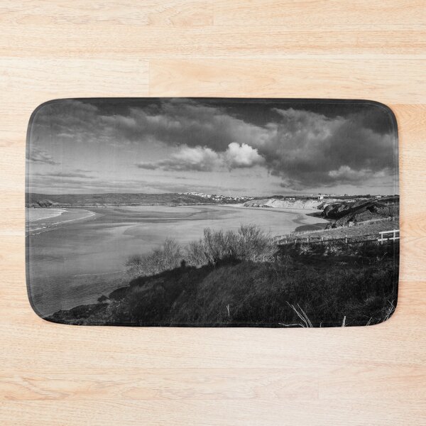 Item preview, Crantock mono seascape designed and sold by hawkie.