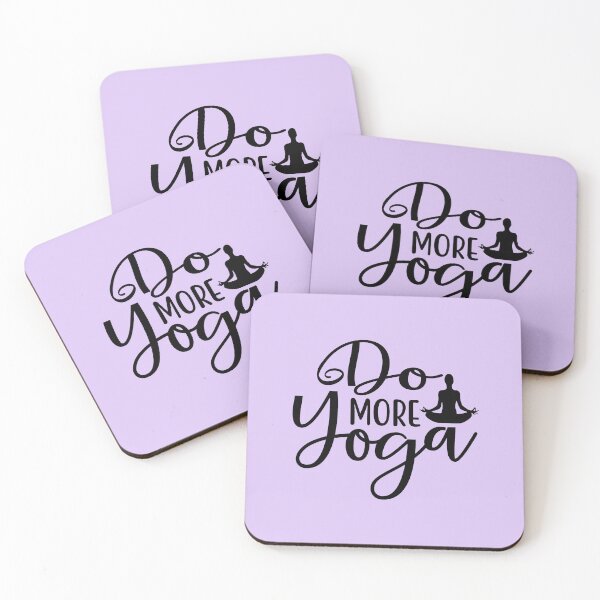 Item preview, Yoga Saying Do More Yoga Motivational Quote designed and sold by SoccaTamam.