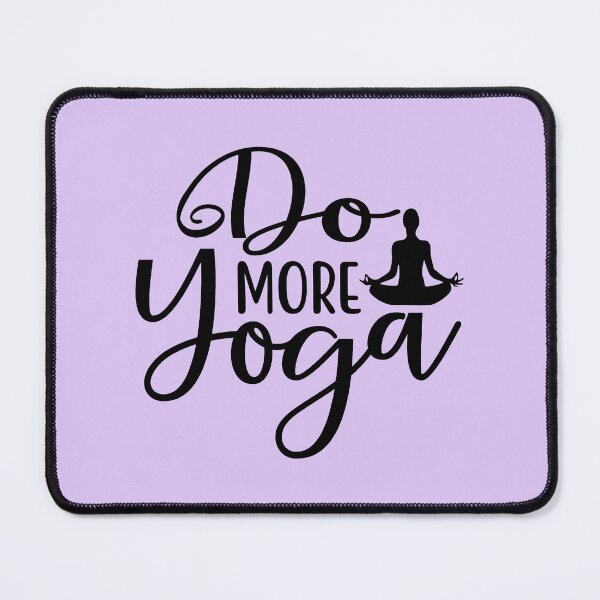 Item preview, Yoga Saying Do More Yoga Motivational Quote designed and sold by SoccaTamam.