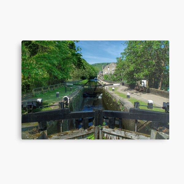 Item preview, Hebden Bridge Canal designed and sold by Alisonchambers2.