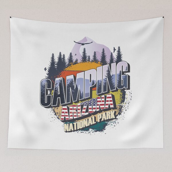 Item preview, Camping Arizona National Park Vintage USA Best gift for campers Adventure outdoor designed and sold by HomeCoquette.