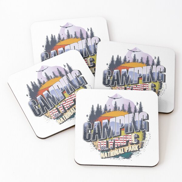 Item preview, Camping Olympic National Park Vintage USA Best gift for campers Adventure outdoor designed and sold by HomeCoquette.
