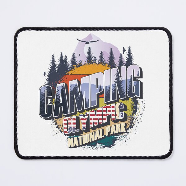 Item preview, Camping Olympic National Park Vintage USA Best gift for campers Adventure outdoor designed and sold by HomeCoquette.