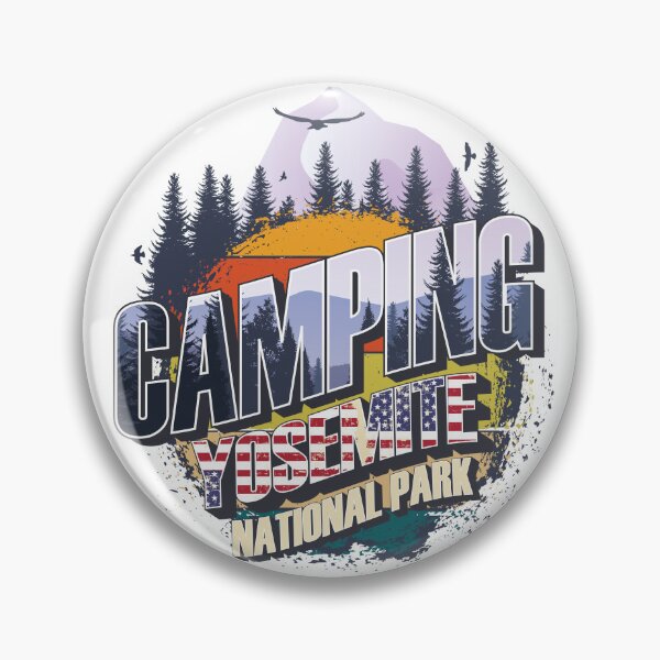 Item preview,  Camping Yosemite National Park Vintage USA Best gift for campers Adventure outdoor designed and sold by HomeCoquette.
