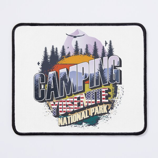 Item preview, Camping Yosemite National Park Vintage USA Best gift for campers Adventure outdoor designed and sold by HomeCoquette.
