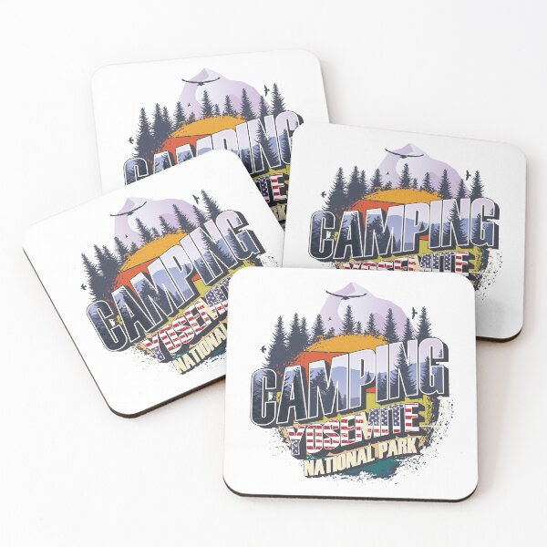 Item preview,  Camping Yosemite National Park Vintage USA Best gift for campers Adventure outdoor designed and sold by HomeCoquette.