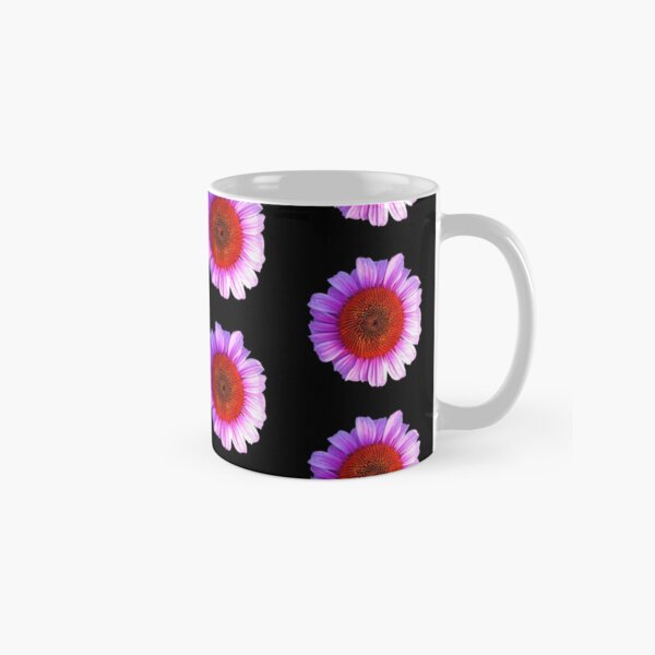 pink daisy outline Classic Mug