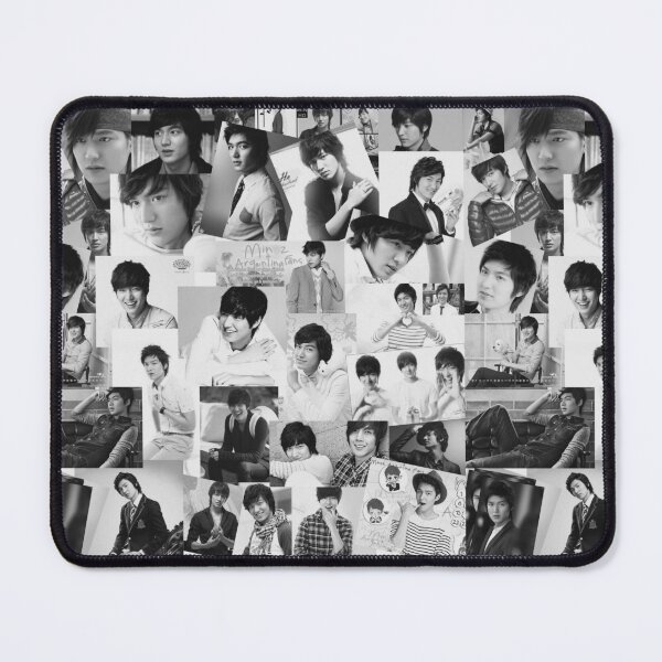 Item preview, Lee Min Ho South Korean Actor Black and White Aesthetics Collage designed and sold by CollageHeaven.
