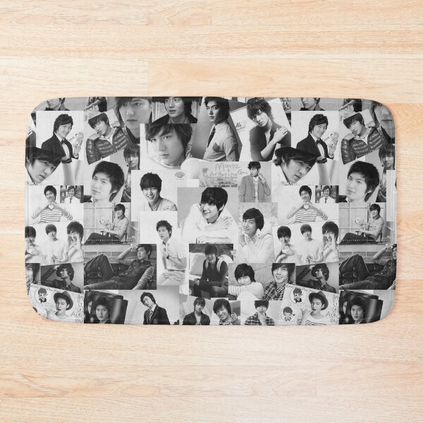 Item preview, Lee Min Ho South Korean Actor Black and White Aesthetics Collage designed and sold by CollageHeaven.
