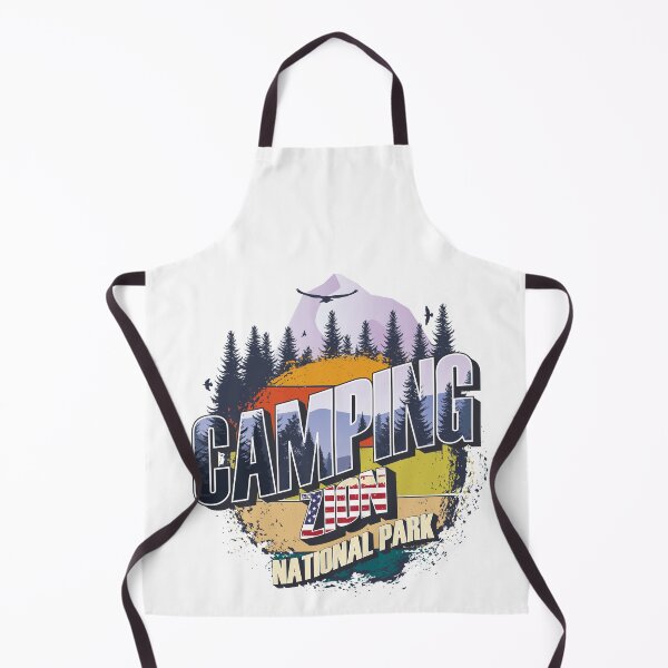 Item preview, Camping Zion National Park Vintage USA Best gift for campers Adventure gear designed and sold by HomeCoquette.