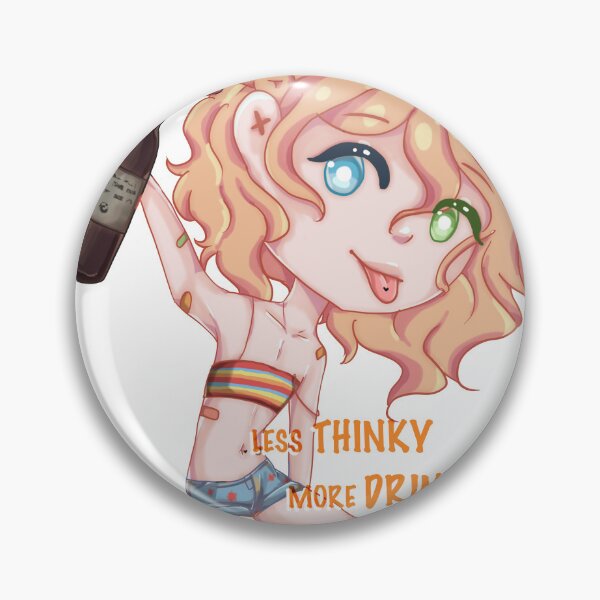 Item preview, Cute drunk chibi anime boy with pierced tongue and wine (Oc William) designed and sold by zanun.
