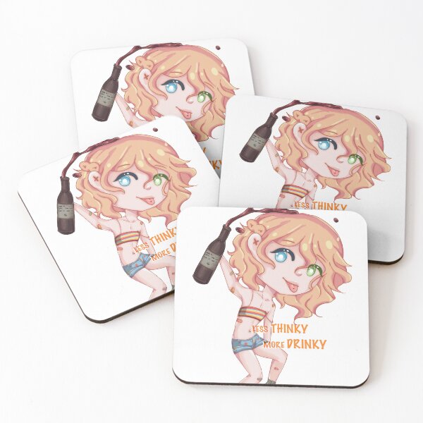 Item preview, Cute drunk chibi anime boy with pierced tongue and wine (Oc William) designed and sold by zanun.