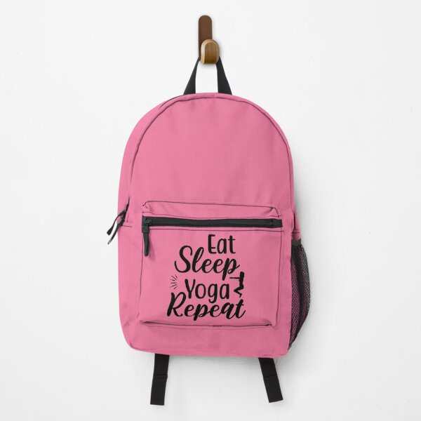 Item preview, Yoga Quote Eat Sleep Yoga Repeat Motivational Saying designed and sold by SoccaTamam.