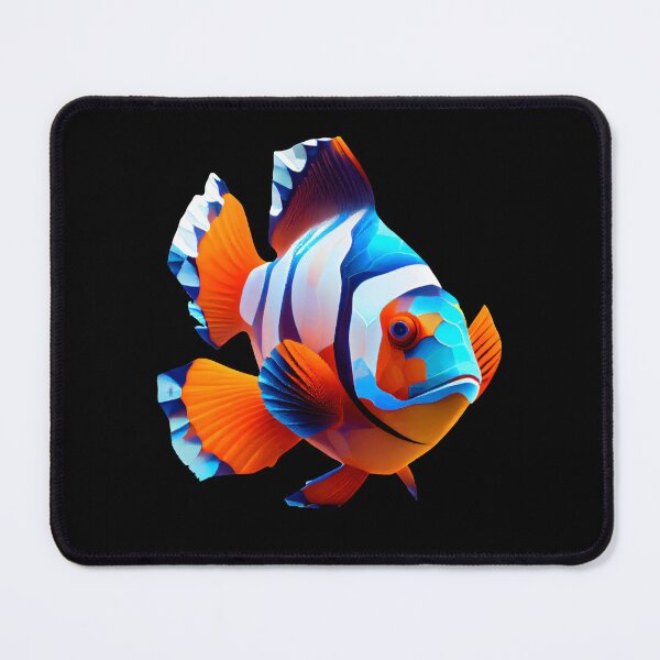 Item preview, Abstract Clown Fish Art: A Colorful Twist on Wildlife Imagery designed and sold by FiveIntentions.